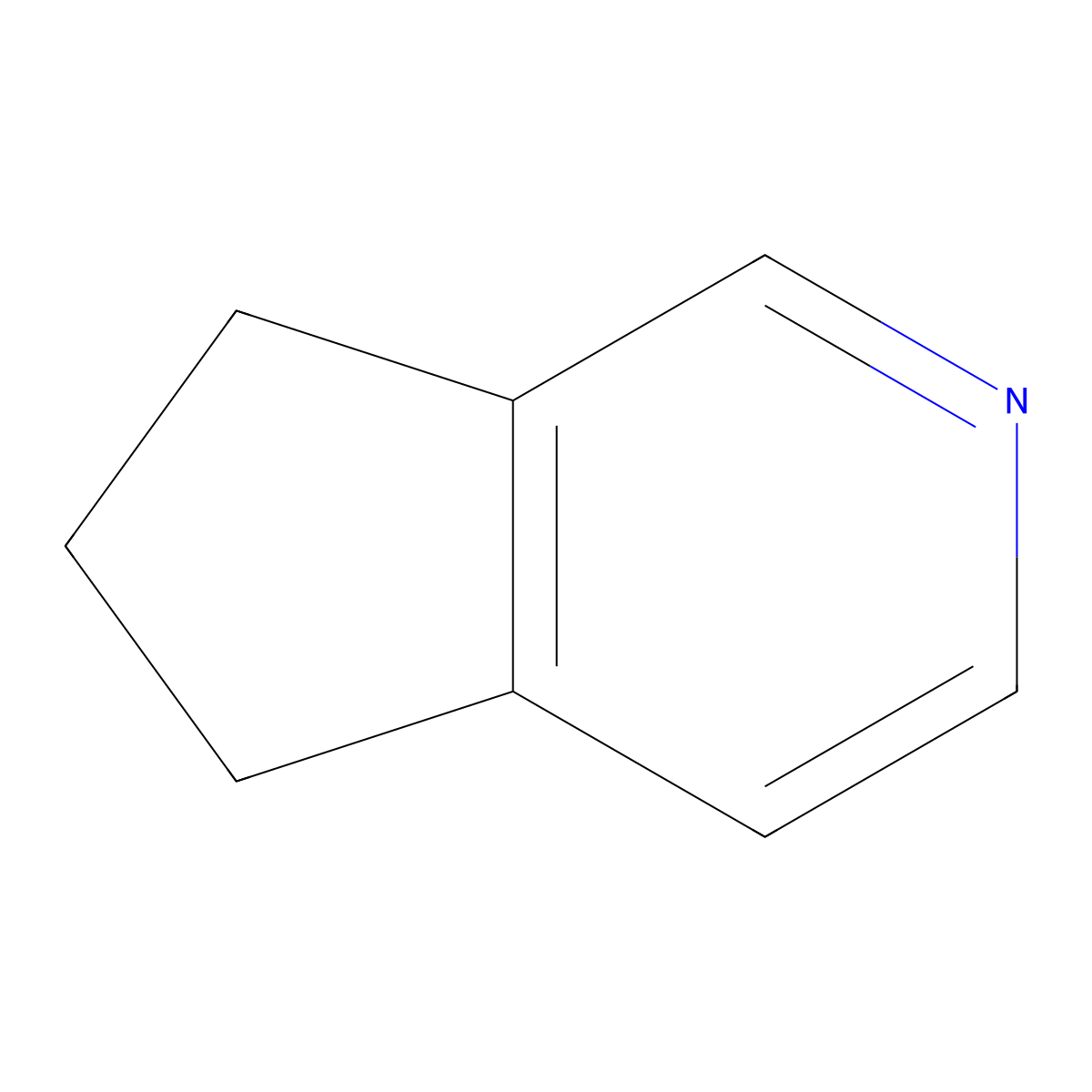 6,7-Dihydro-5H-2-pyrindine molecular structure, CAS 533-35-7