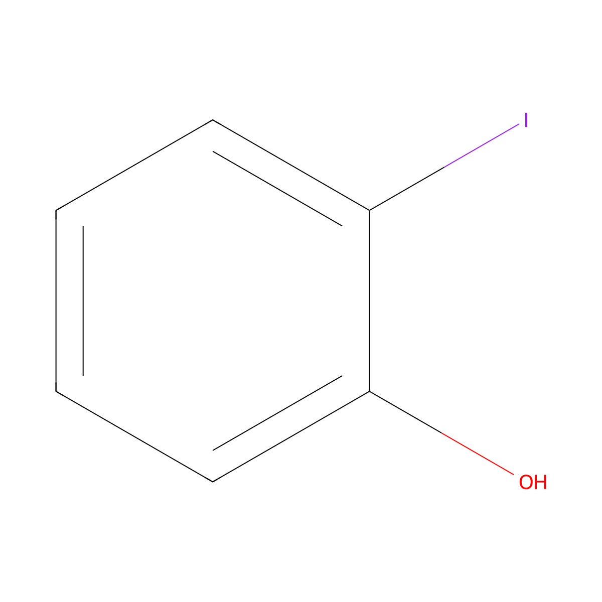 2-Iodophenol molecular structure, CAS 533-58-4