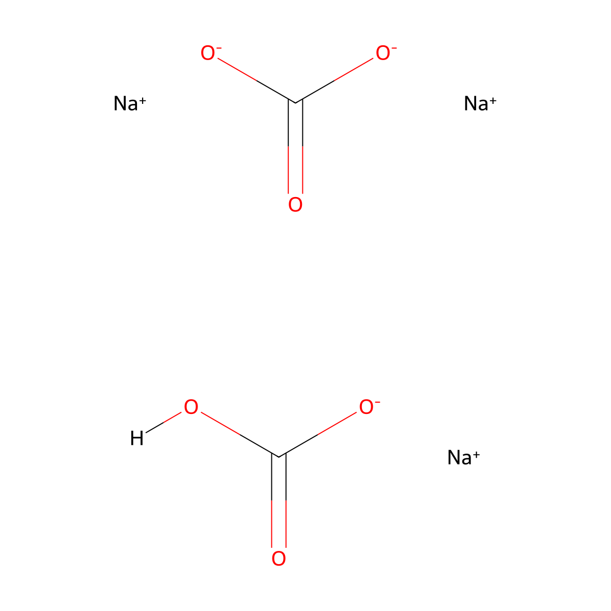 Sodium Sesquicarbonate molecular structure, CAS 533-96-0