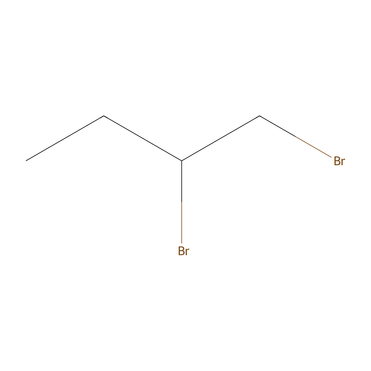 1,2-Dibromobutane molecular structure, CAS 533-98-2
