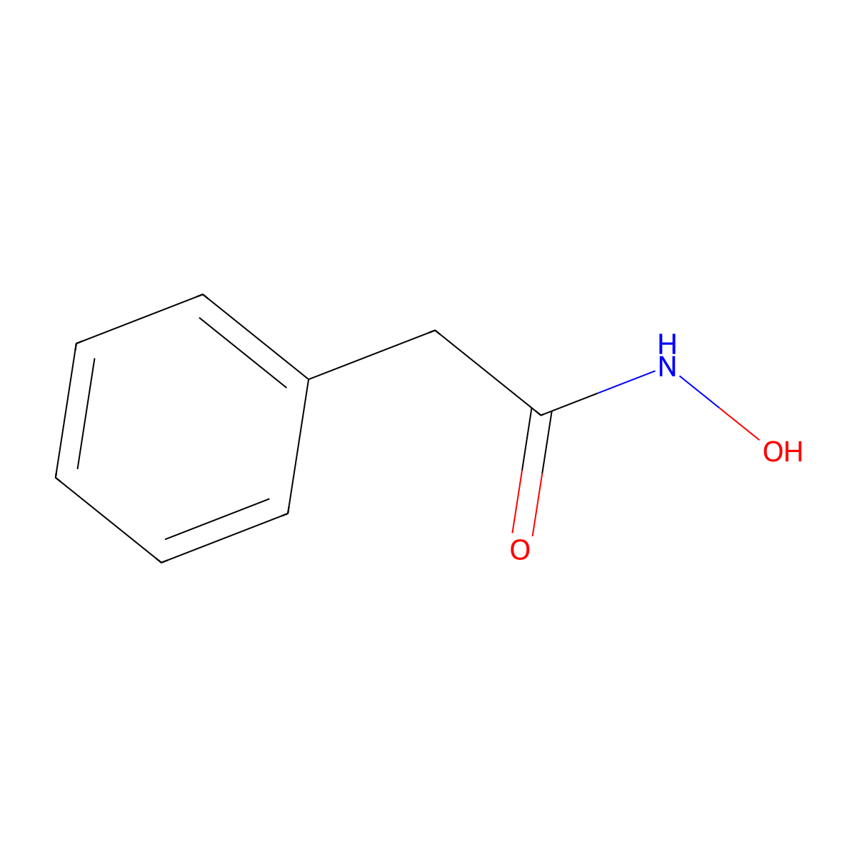 N-hydroxy-2-phenylacetamide molecular structure, CAS 5330-97-2