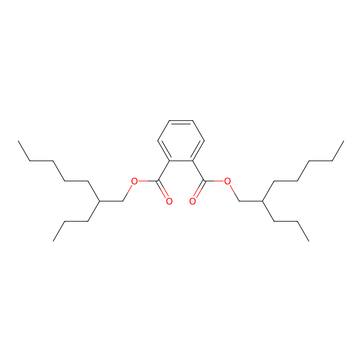 Bis(2-propylheptyl)phthalate molecular structure, CAS 53306-54-0