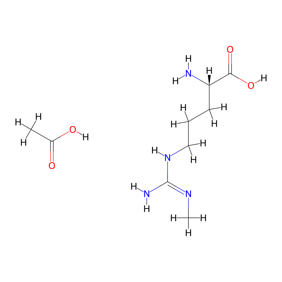 Tilarginine Acetate molecular structure, CAS 53308-83-1