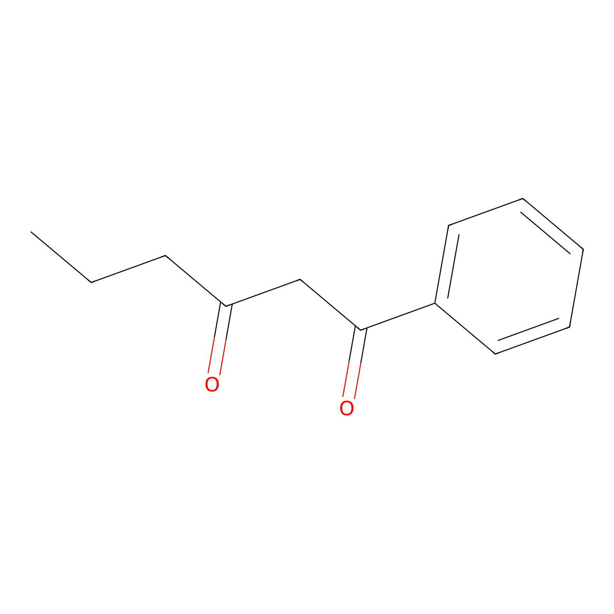 1-Phenylhexane-1,3-dione molecular structure, CAS 5331-13-5