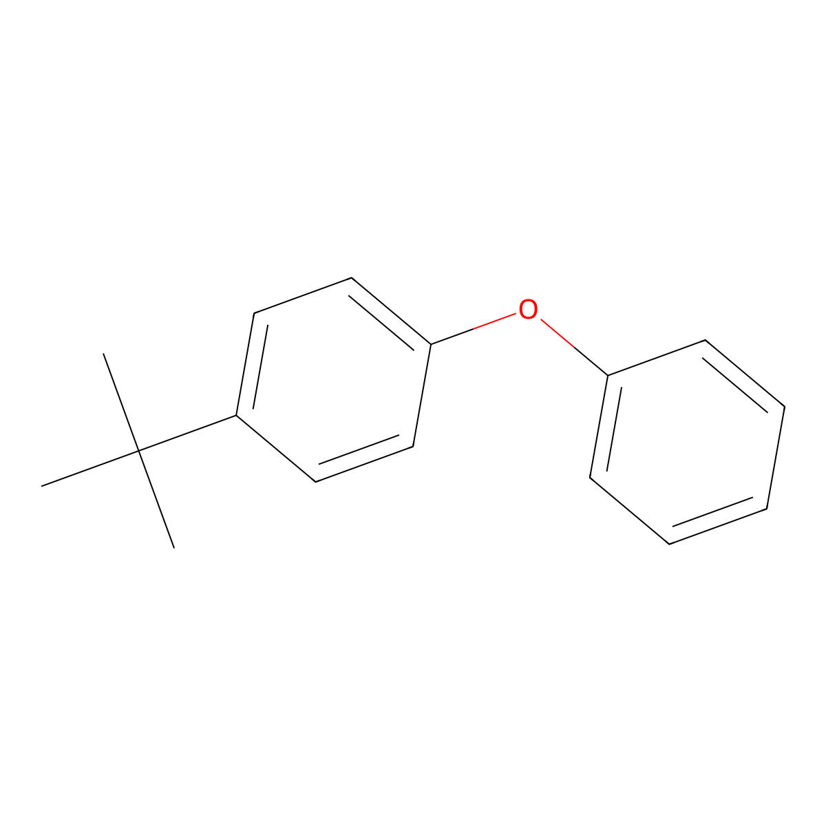 1-tert-Butyl-4-phenoxybenzene molecular structure, CAS 5331-28-2