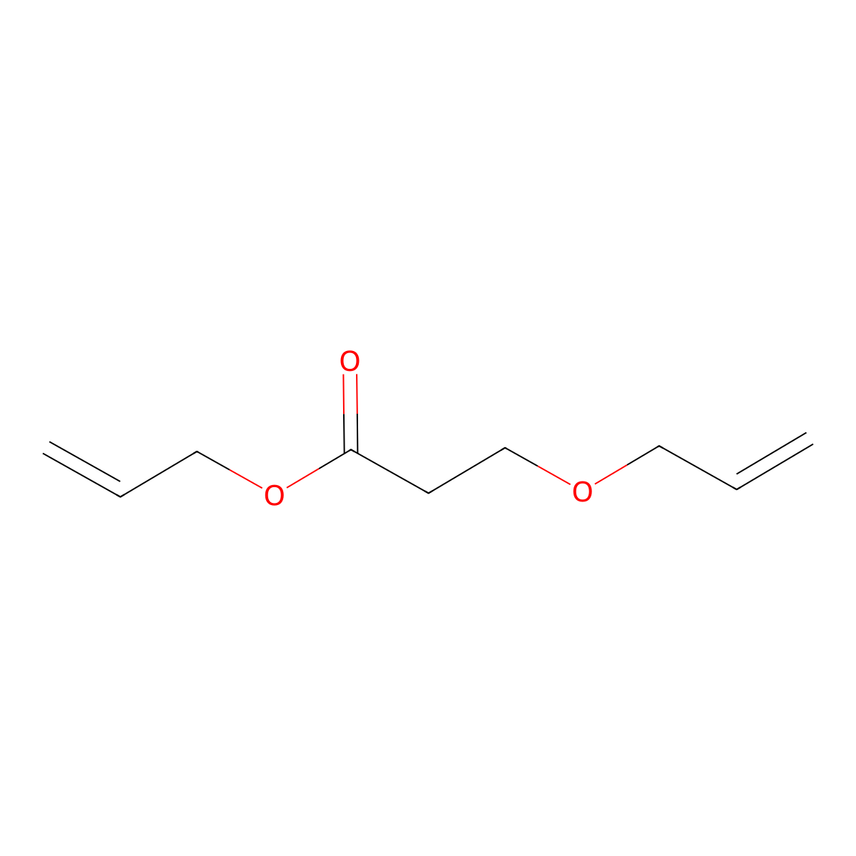 3-(Allyloxy)propionic acid, allyl ester molecular structure, CAS 5331-41-9