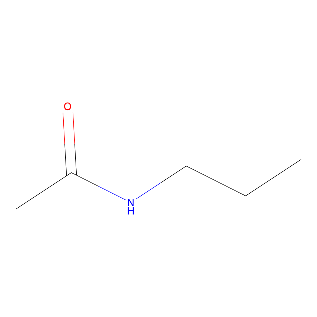 N-Propylacetamide molecular structure, CAS 5331-48-6