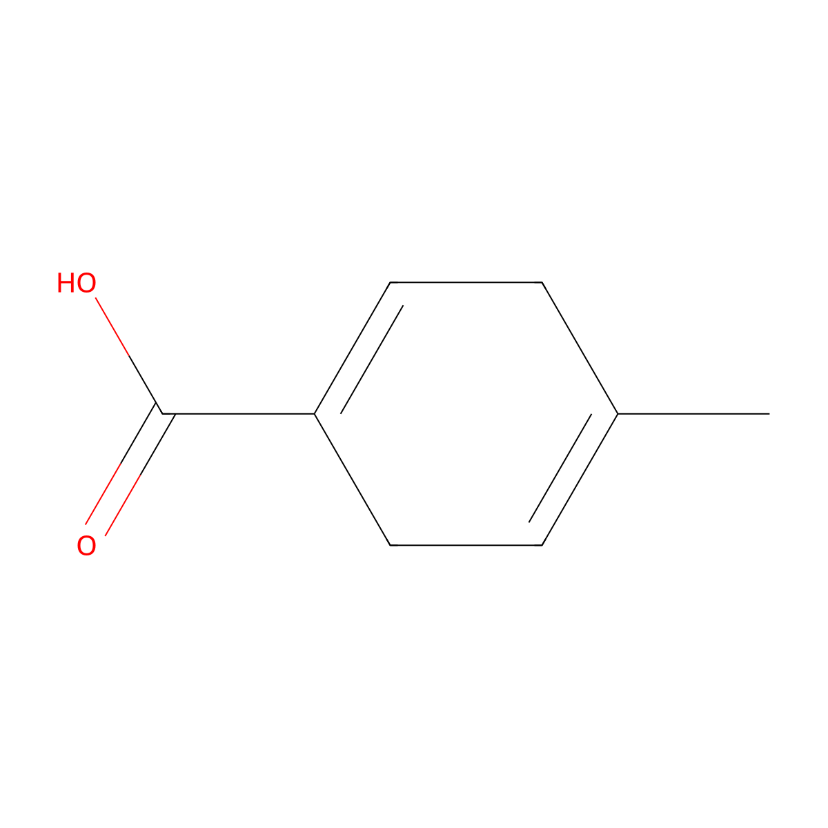 4-Methylcyclohexa-1,4-diene-1-carboxylic acid molecular structure, CAS 53312-53-1