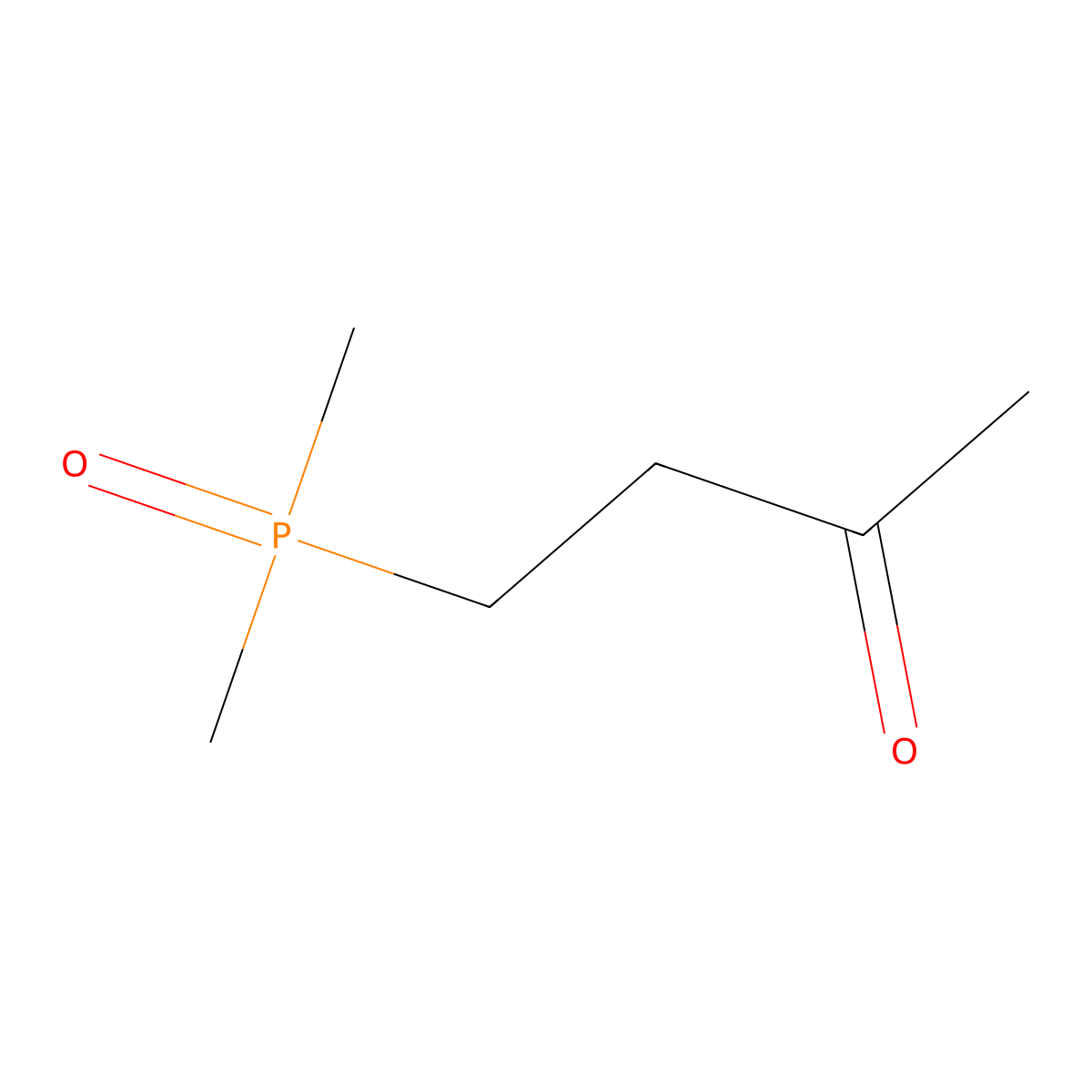 4-(Dimethylphosphoryl)butan-2-one molecular structure, CAS 53314-25-3