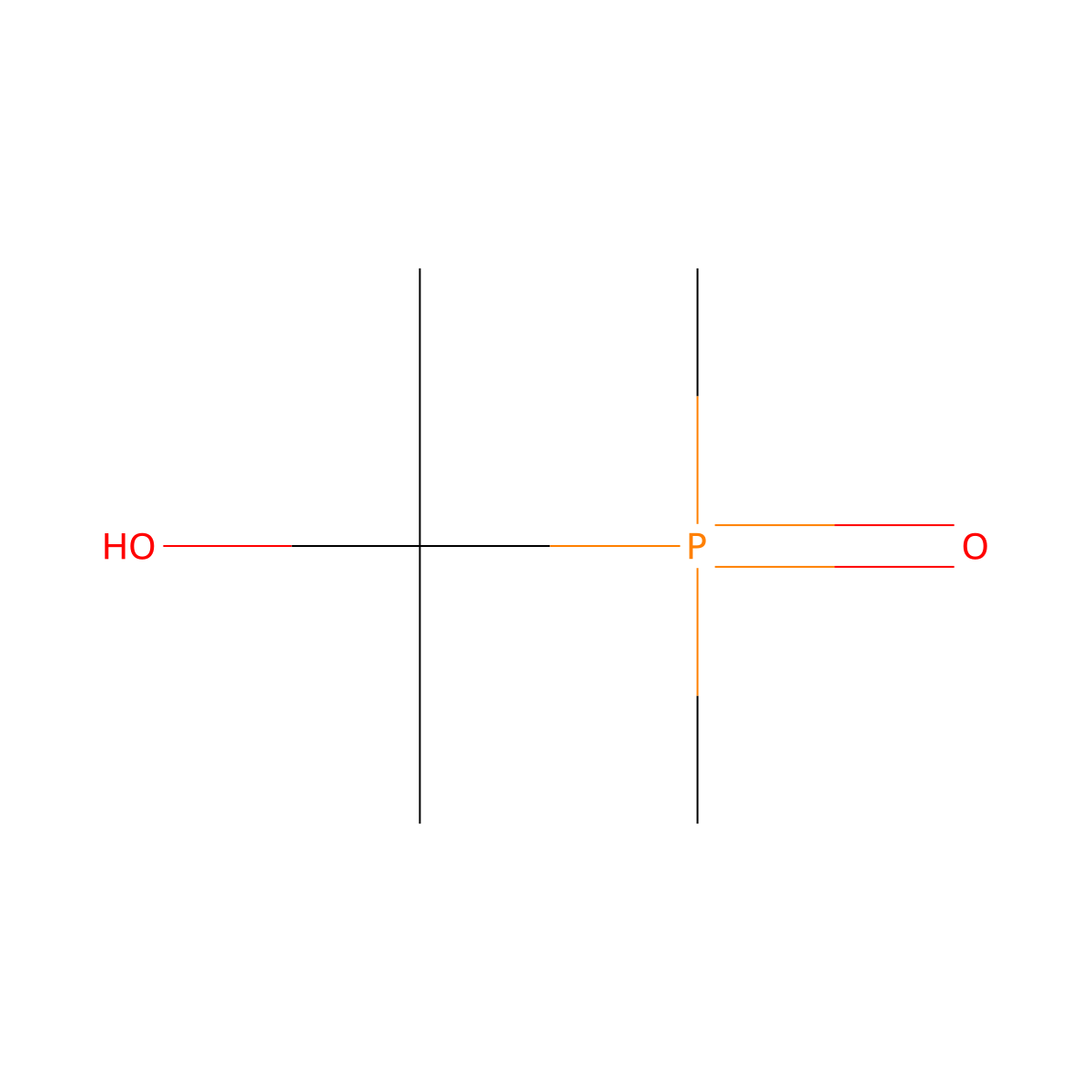 2-(Dimethylphosphoryl)propan-2-ol molecular structure, CAS 53314-38-8