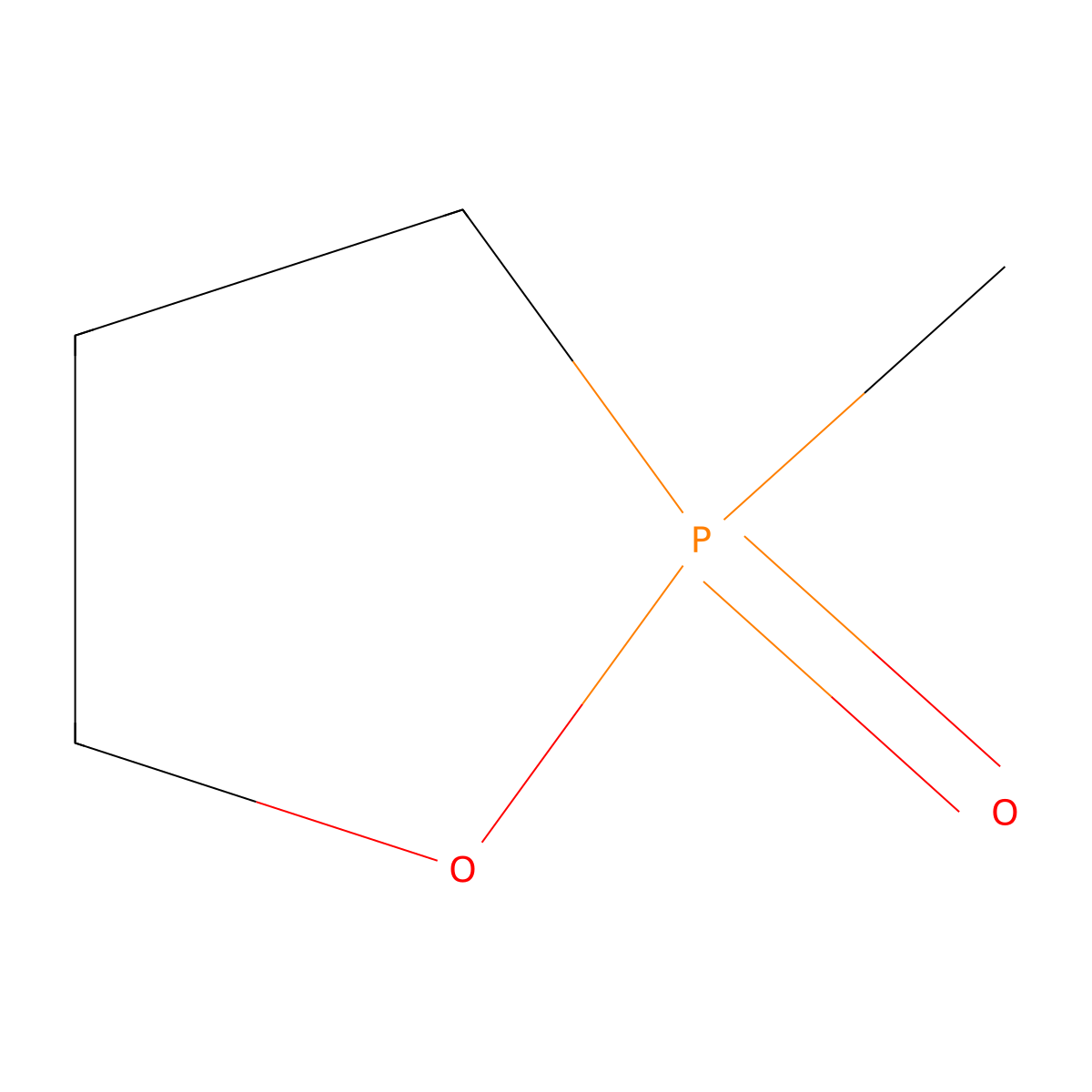 2-Methyl-1,2-oxaphospholane 2-oxide molecular structure, CAS 53314-66-2