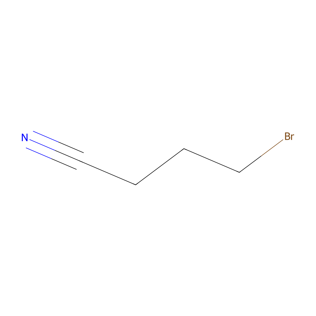 4-Bromobutyronitrile molecular structure, CAS 5332-06-9