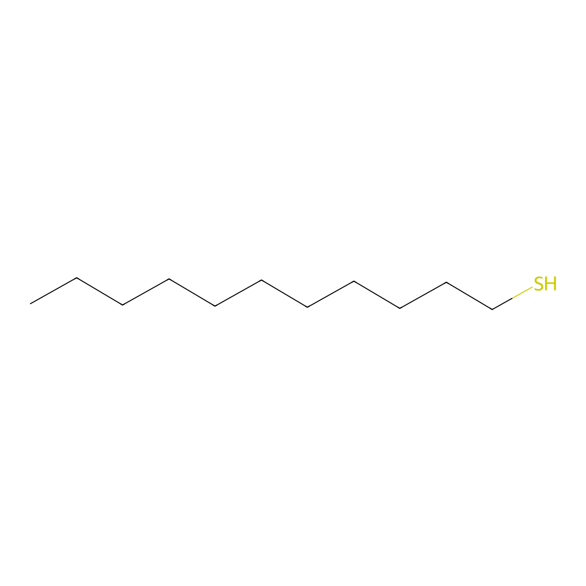 1-Undecanethiol molecular structure, CAS 5332-52-5