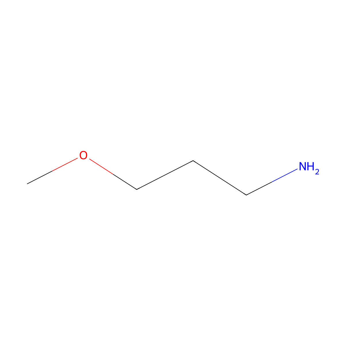 3-Methoxypropylamine molecular structure, CAS 5332-73-0
