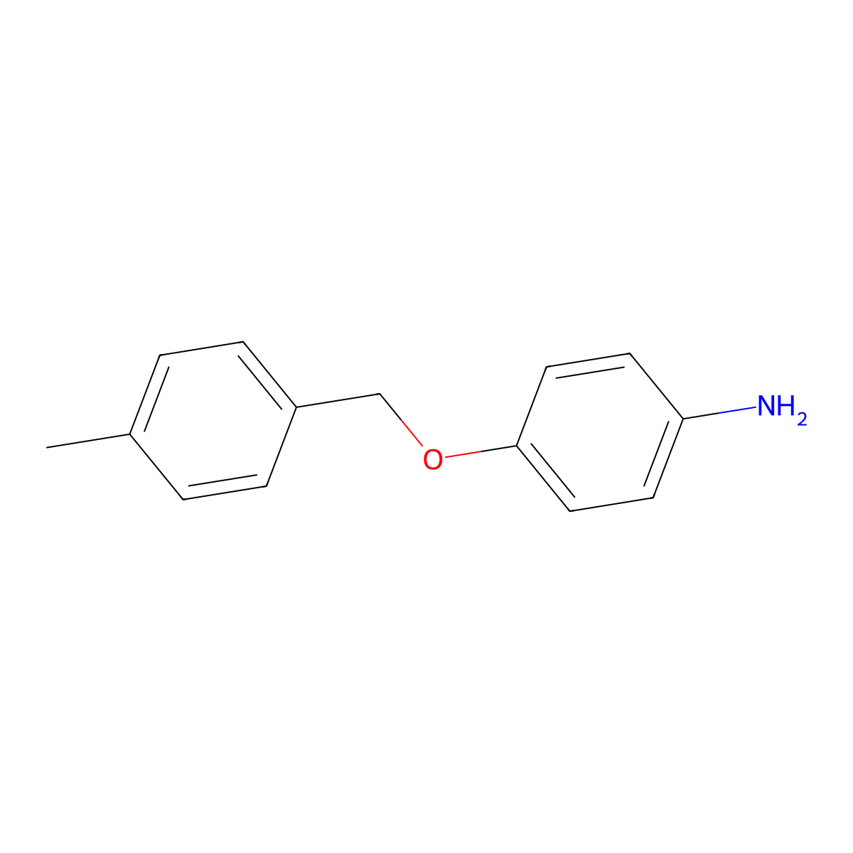 4-((4-Methylphenyl)methoxy)aniline molecular structure, CAS 53324-08-6