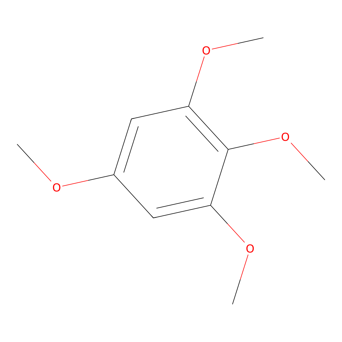 1,2,3,5-Tetramethoxybenzene molecular structure, CAS 5333-45-9