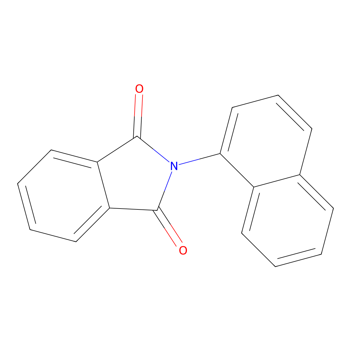 N-1-Naphthylphthalimide molecular structure, CAS 5333-99-3