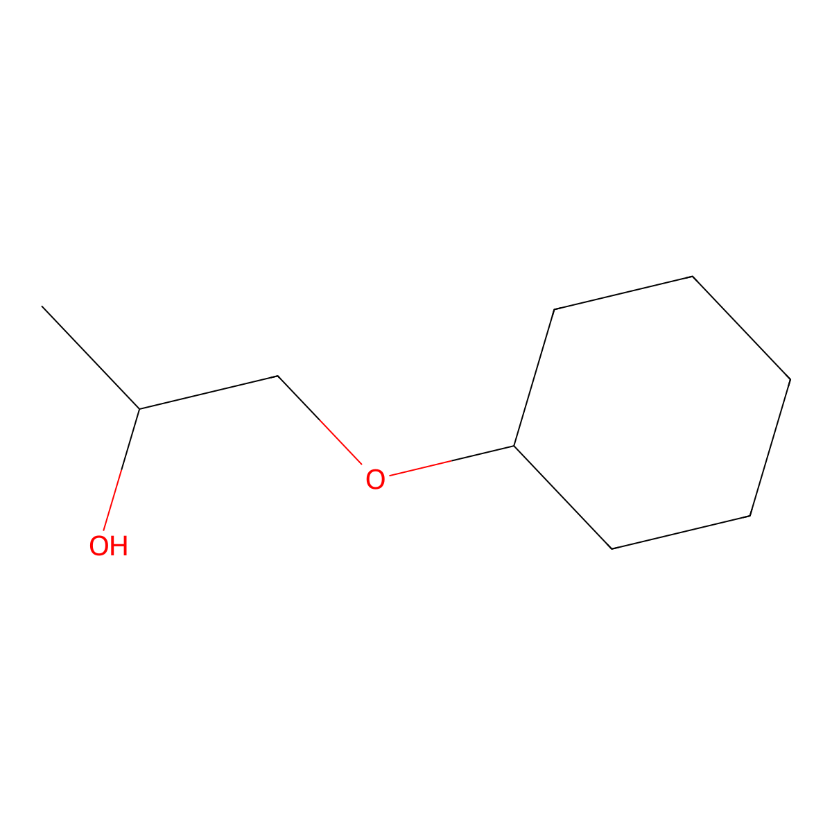 1-(Cyclohexyloxy)propan-2-ol molecular structure, CAS 5334-13-4