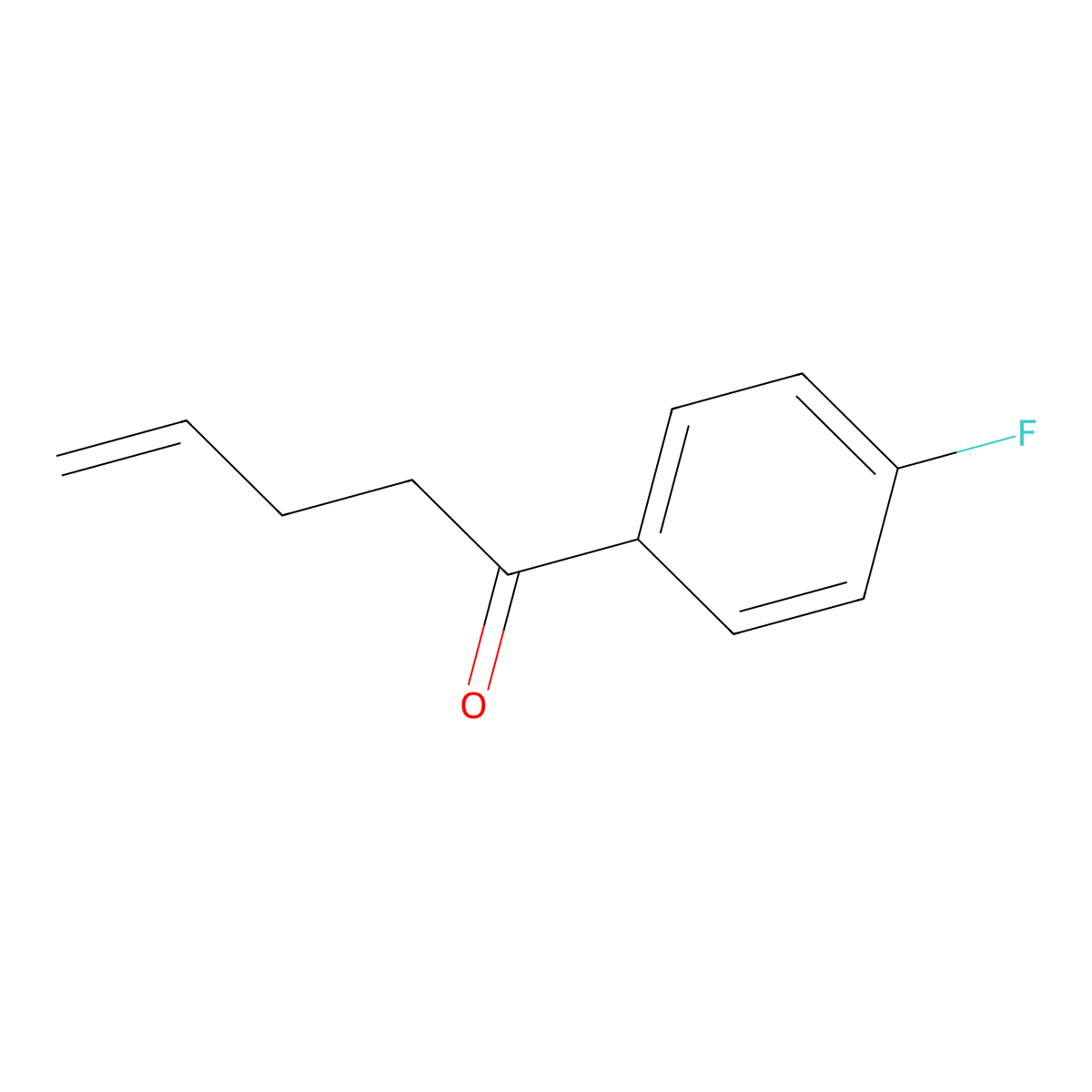 1-(4-Fluorophenyl)pent-4-en-1-one molecular structure, CAS 53342-46-4
