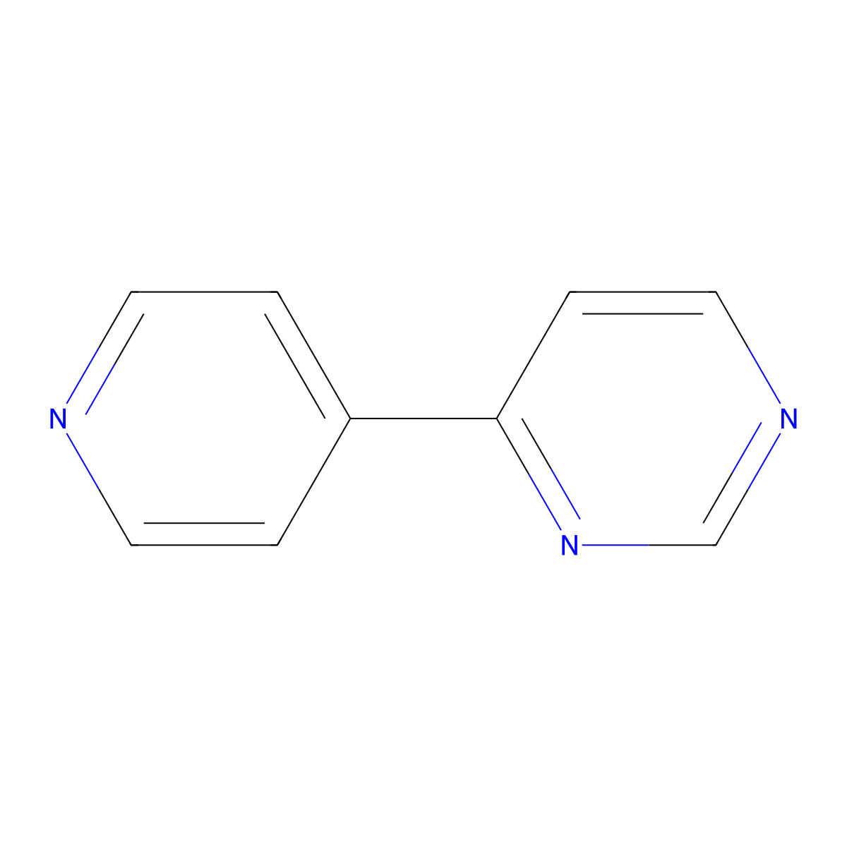 4-(Pyridin-4-yl)pyrimidine molecular structure, CAS 53345-78-1