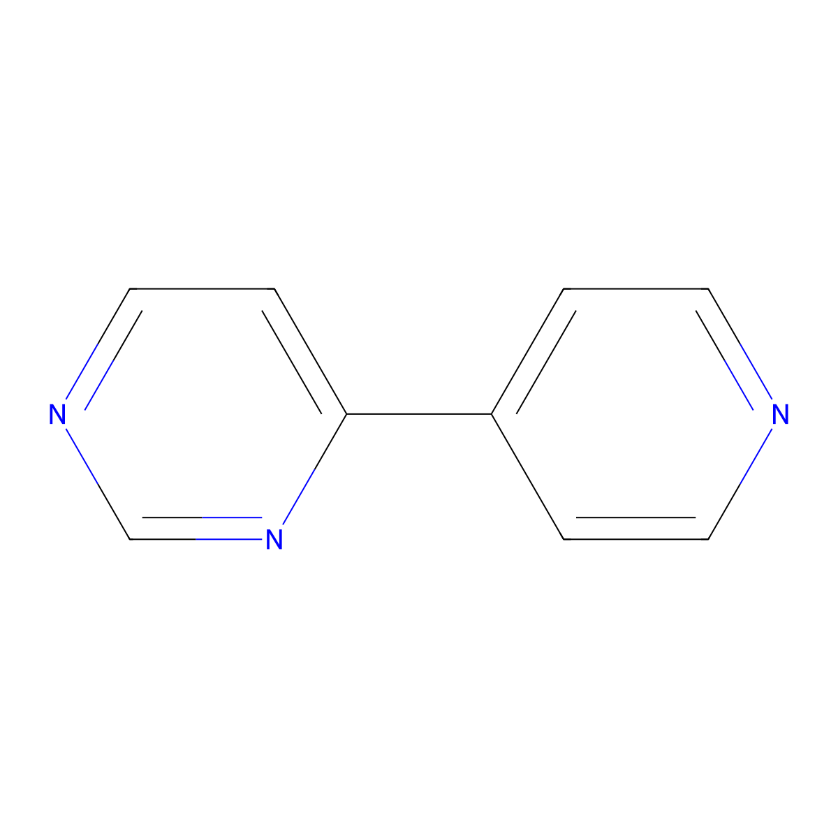 4-(Pyridin-4-yl)pyrimidine molecular structure, CAS 53345-78-1