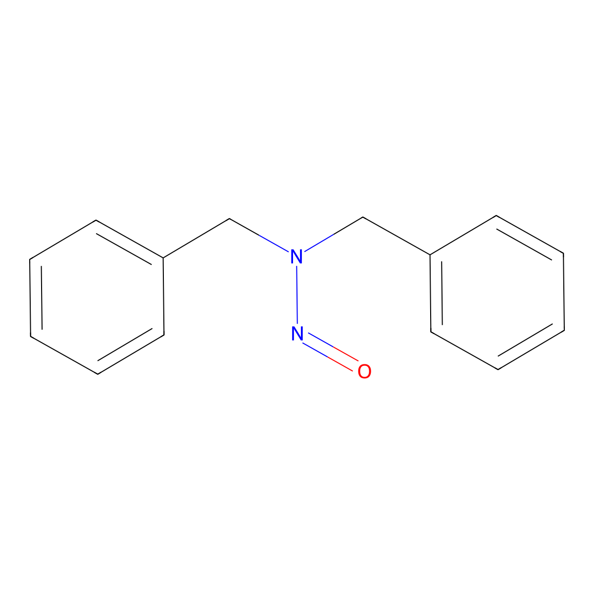N-Nitrosodibenzylamine molecular structure, CAS 5336-53-8