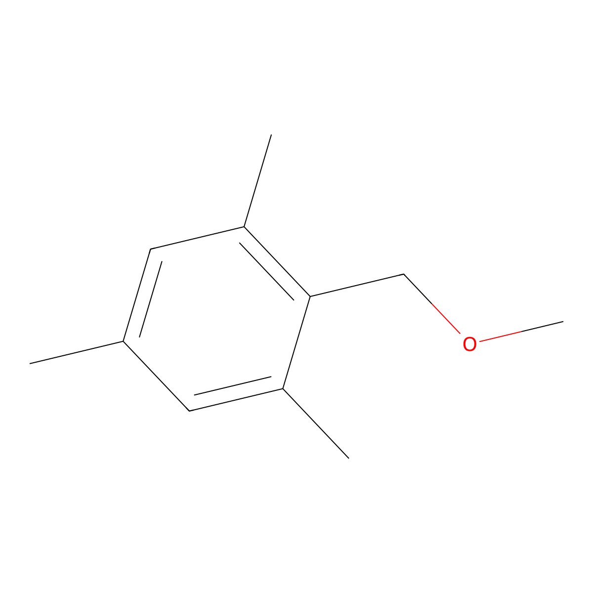 2-(Methoxymethyl)-1,3,5-trimethylbenzene molecular structure, CAS 5336-55-0
