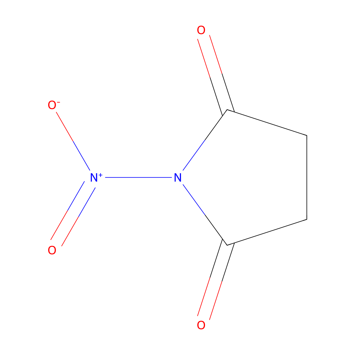 N-Nitrosuccinimide molecular structure, CAS 5336-95-8