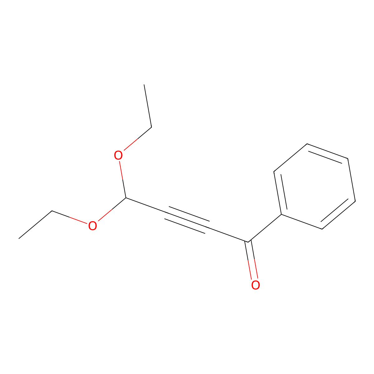 4,4-Diethoxy-1-phenylbut-2-yn-1-one molecular structure, CAS 53366-80-6