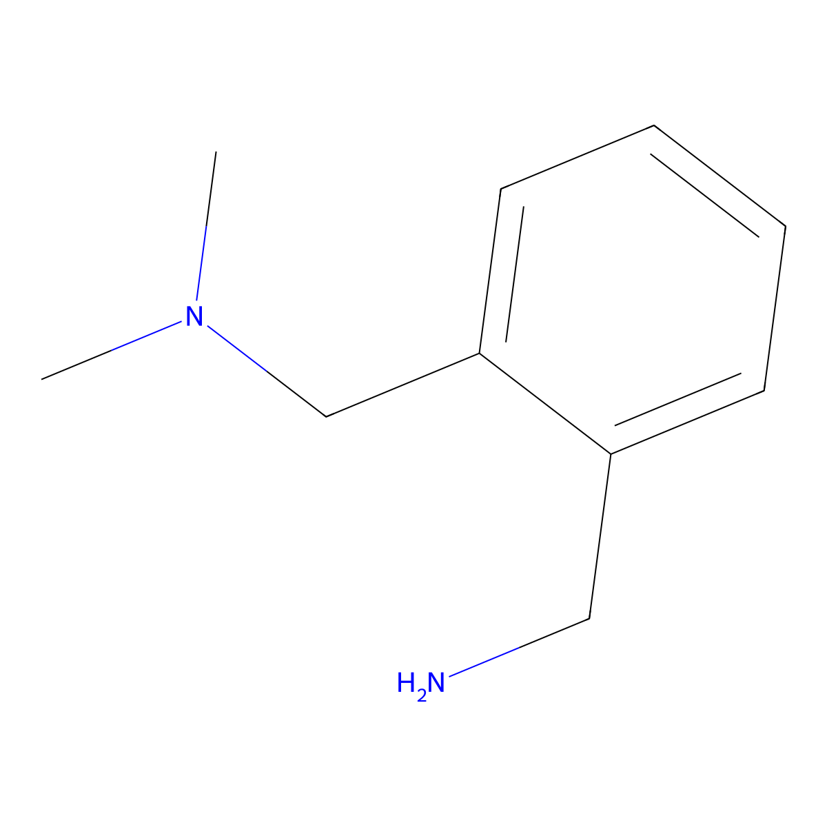 N-[2-(aminomethyl)benzyl]-N,N-dimethylamine molecular structure, CAS 53369-77-0