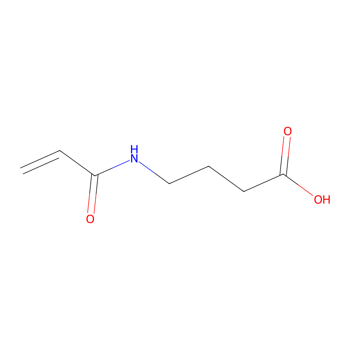 4-(Prop-2-enamido)butanoic acid molecular structure, CAS 53370-87-9
