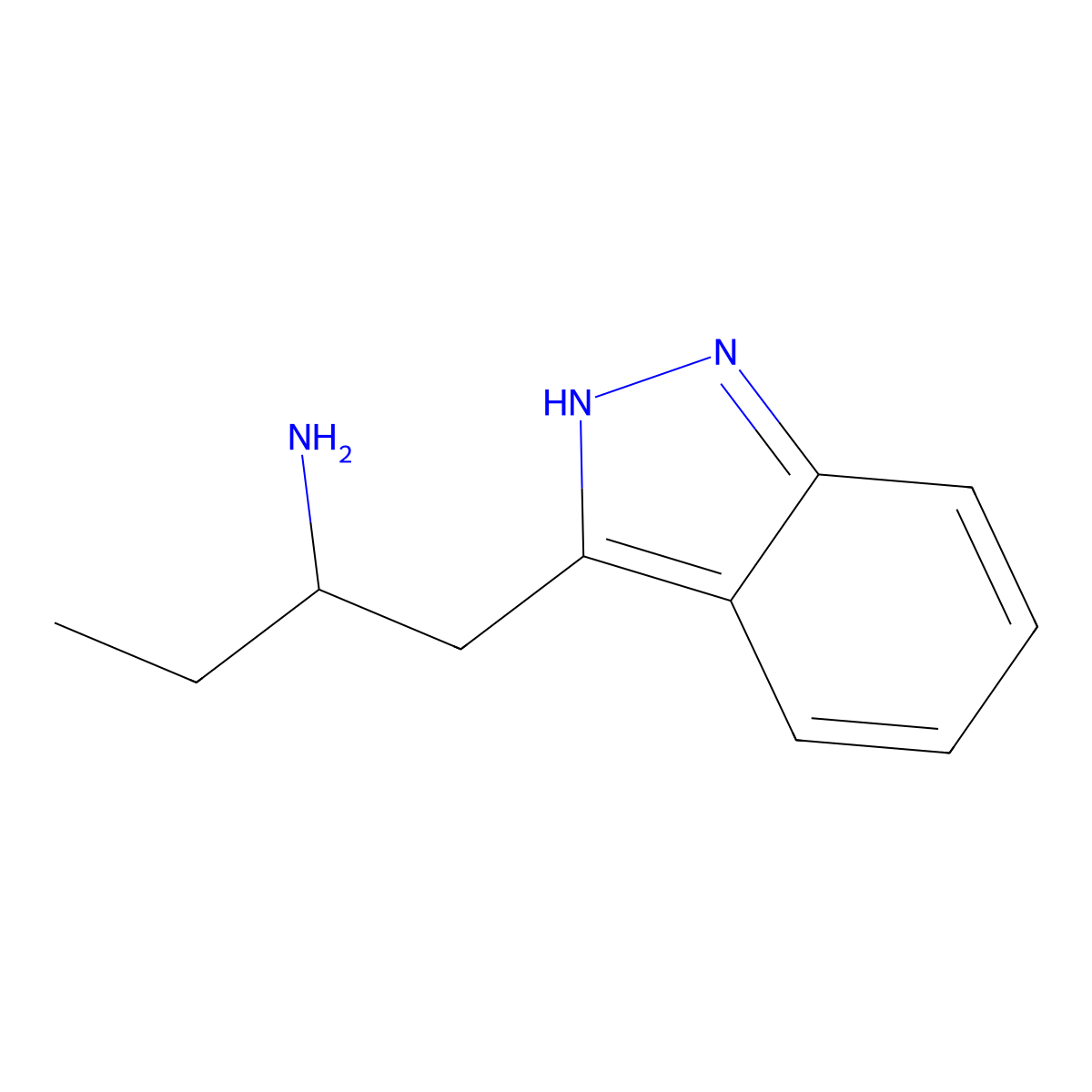 1-(1H-indazol-3-yl)butan-2-amine molecular structure, CAS 53374-76-8