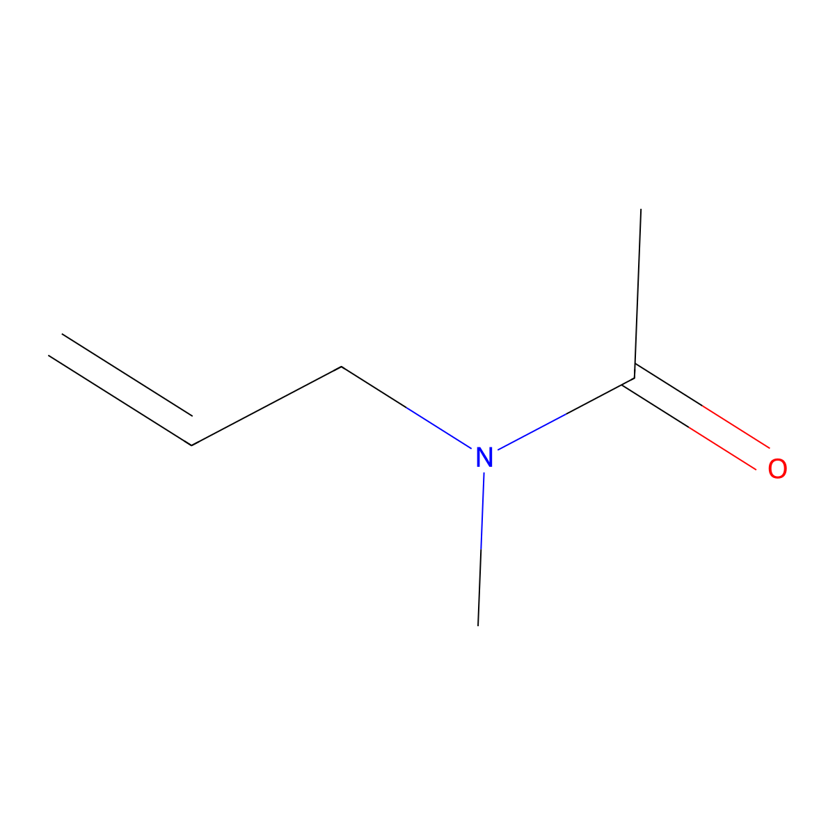N-Methyl-N-(prop-2-en-1-yl)acetamide molecular structure, CAS 53376-60-6