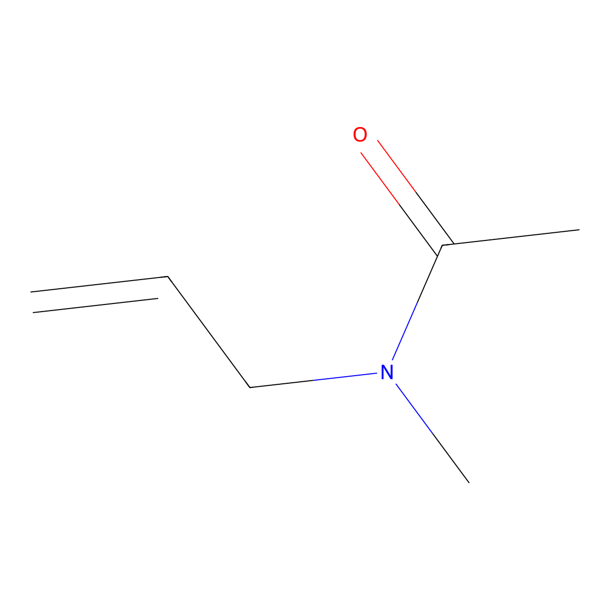 N-Methyl-N-(prop-2-en-1-yl)acetamide molecular structure, CAS 53376-60-6