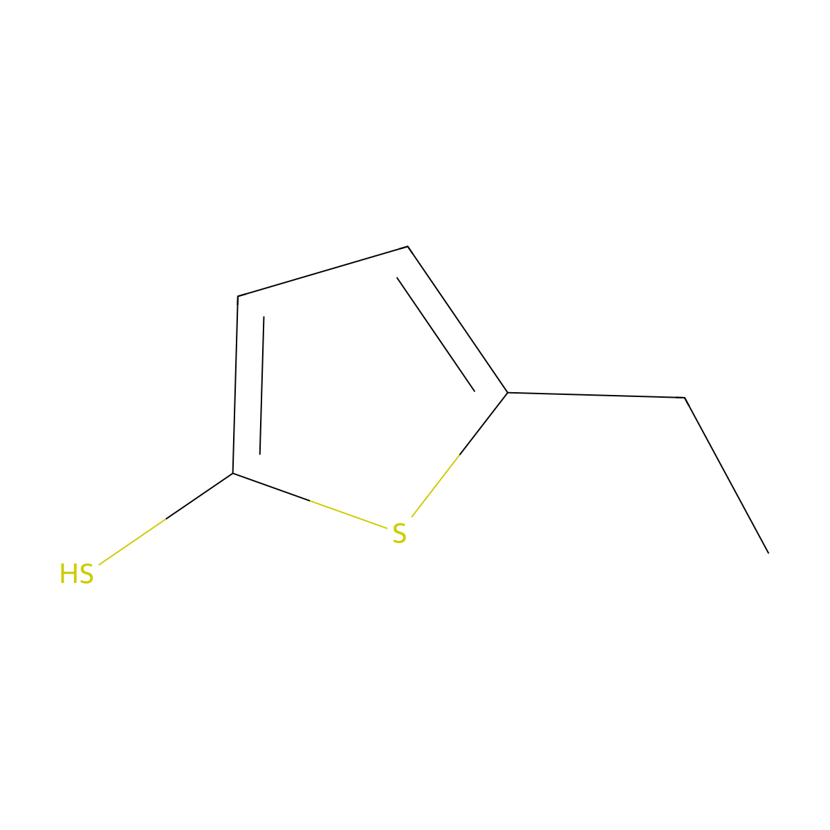 5-Ethylthiophene-2-thiol molecular structure, CAS 53381-57-0