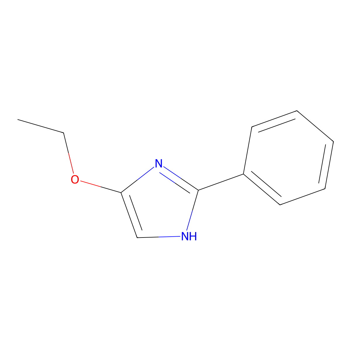 5-Ethoxy-2-phenyl-1H-imidazole molecular structure, CAS 53386-01-9