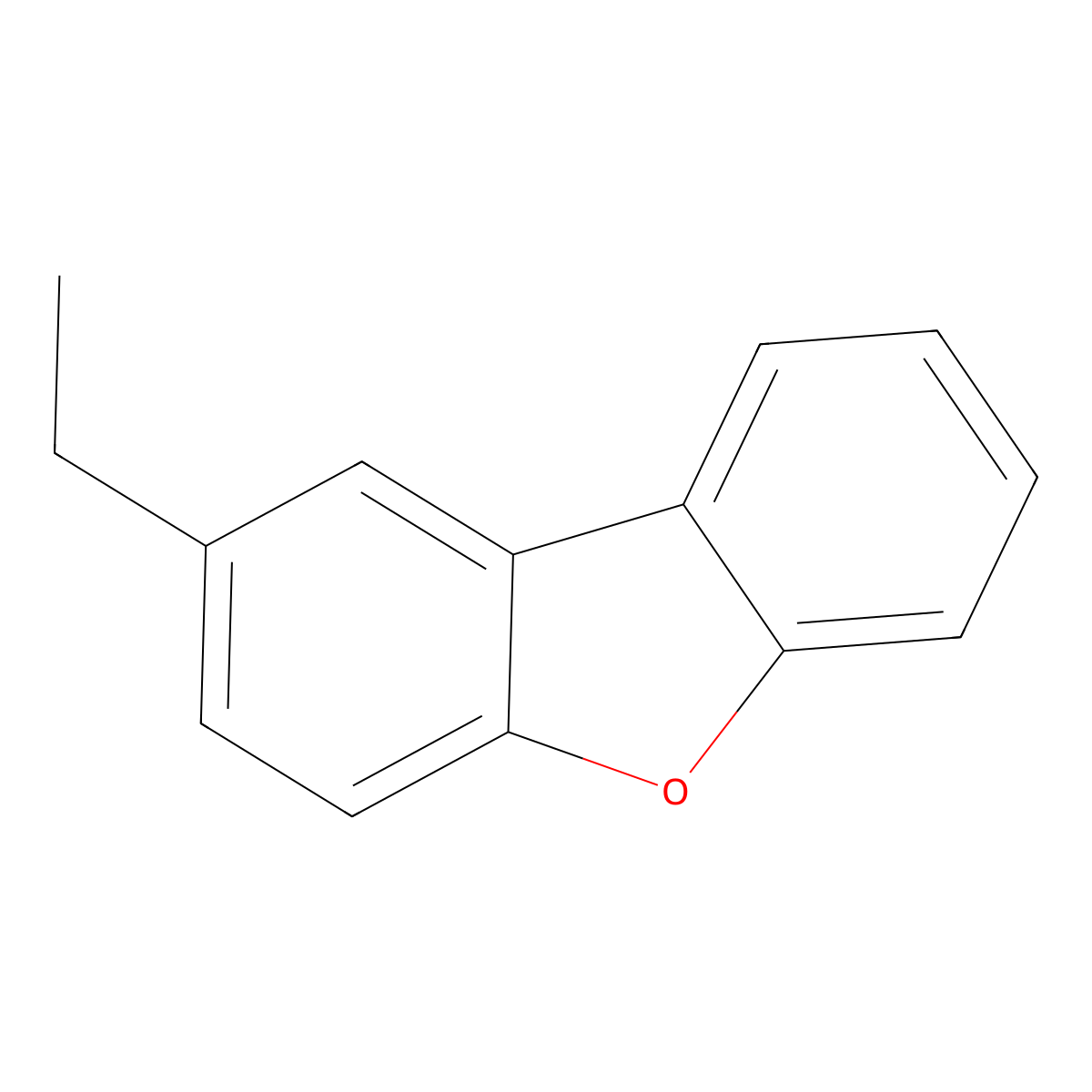 2-Ethyldibenzofuran molecular structure, CAS 53386-99-5