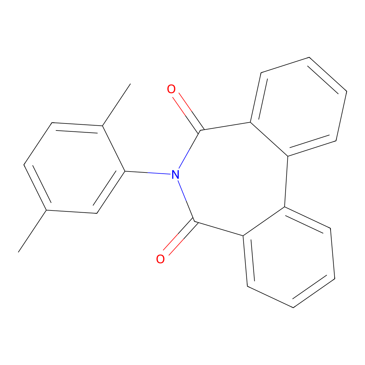 6-(2,5-Dimethylphenyl)benzo[d][2]benzazepine-5,7-dione molecular structure, CAS 533868-11-0