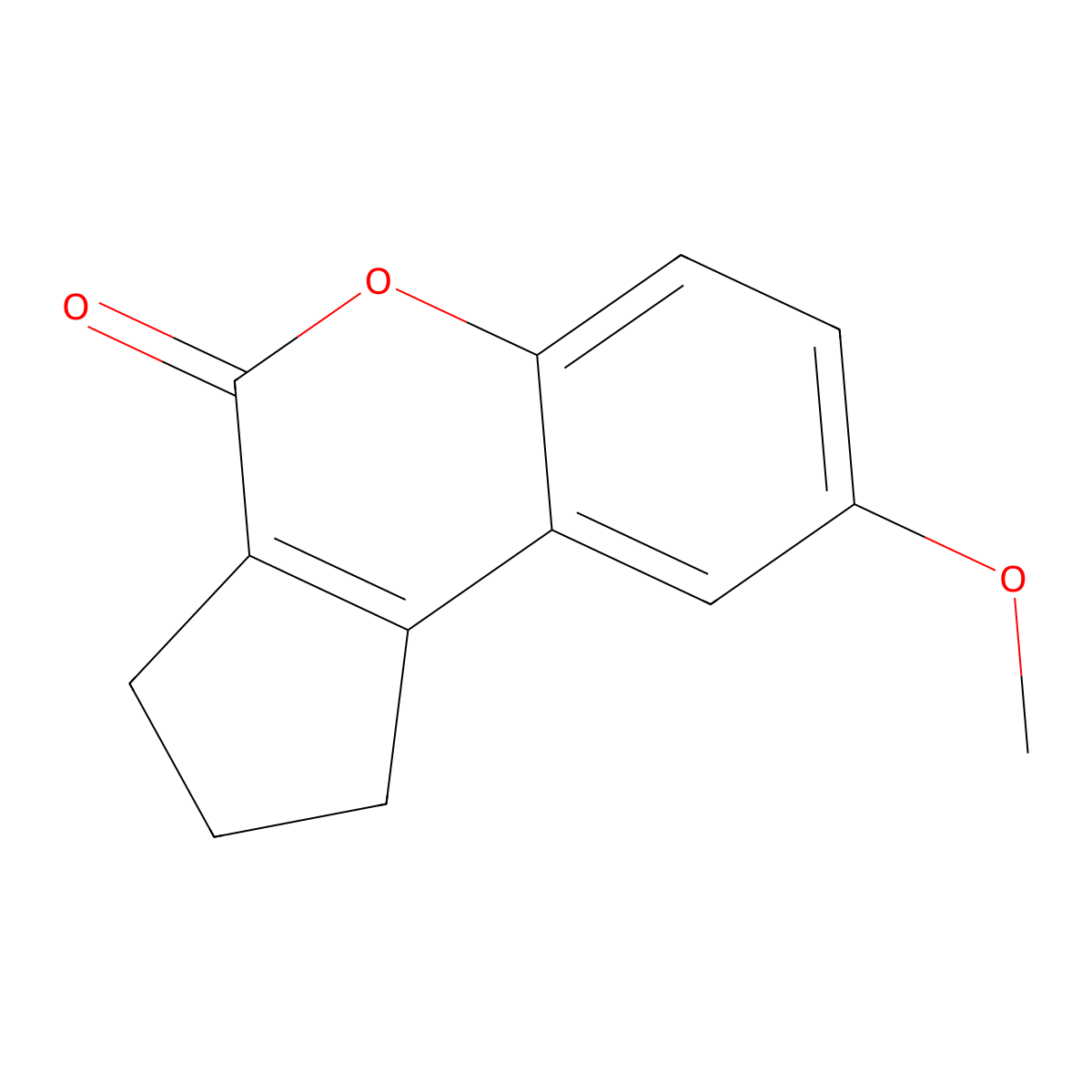 8-methoxy-2,3-dihydrocyclopenta[c]chromen-4(1H)-one molecular structure, CAS 533884-90-1