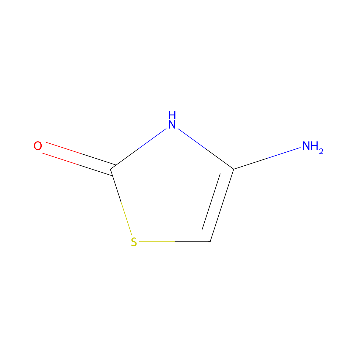 2(3H)-Thiazolone, 4-amino- molecular structure, CAS 533887-49-9