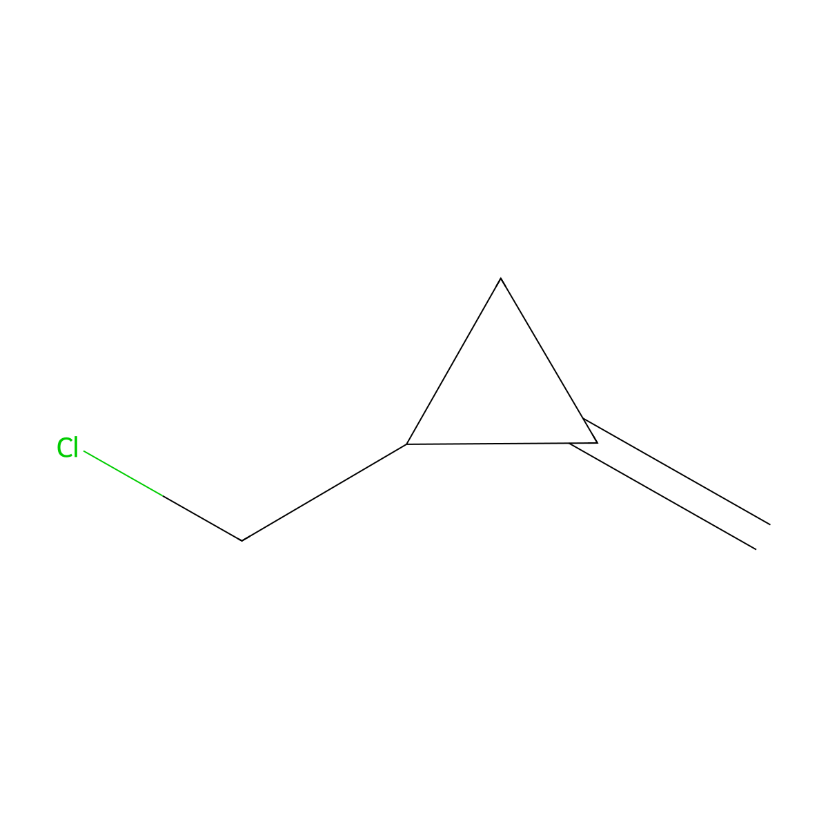 1-(Chloromethyl)-2-methylidenecyclopropane molecular structure, CAS 53389-07-4