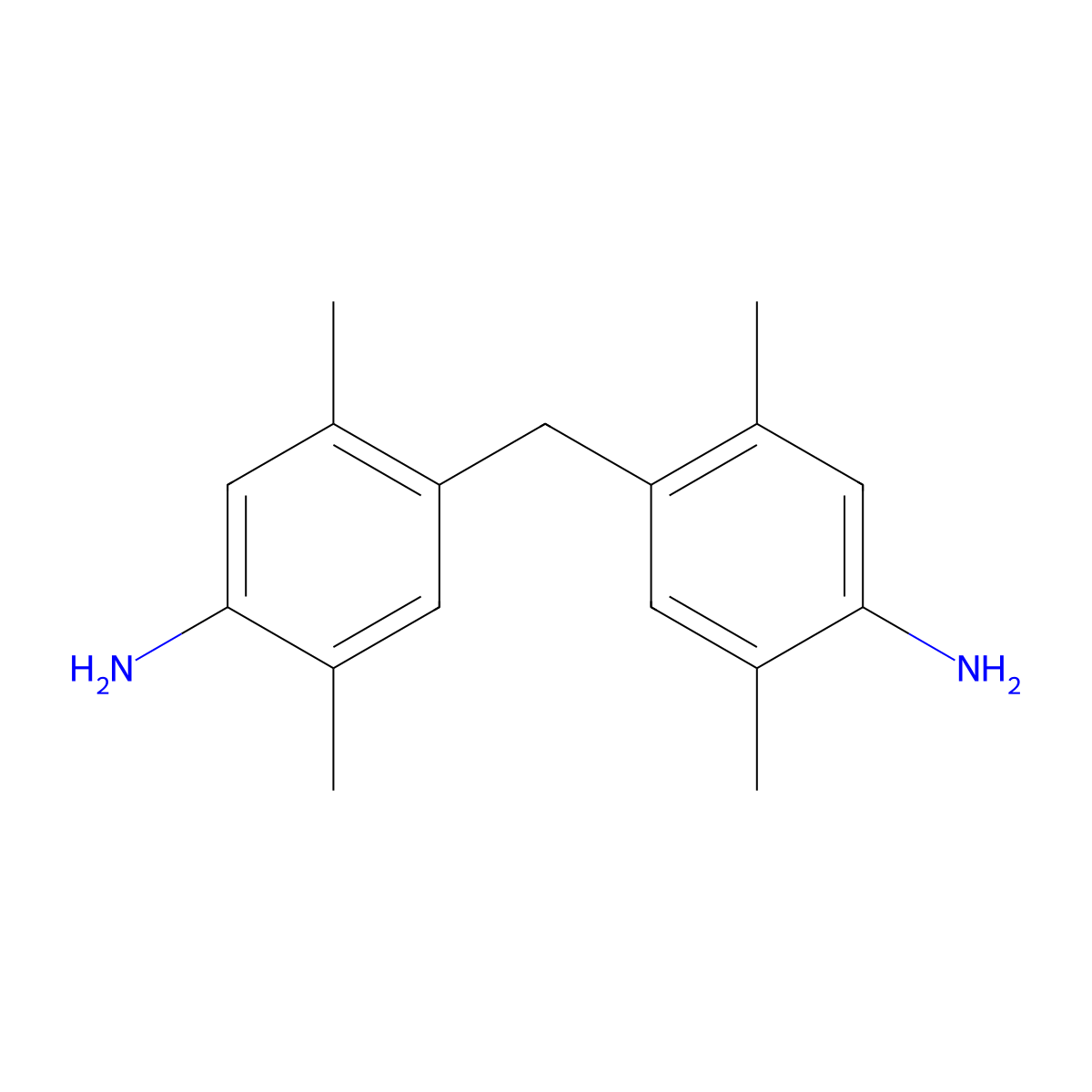 4-(4-Amino-2,5-dimethylbenzyl)-2,5-dimethylaniline molecular structure, CAS 5339-30-0
