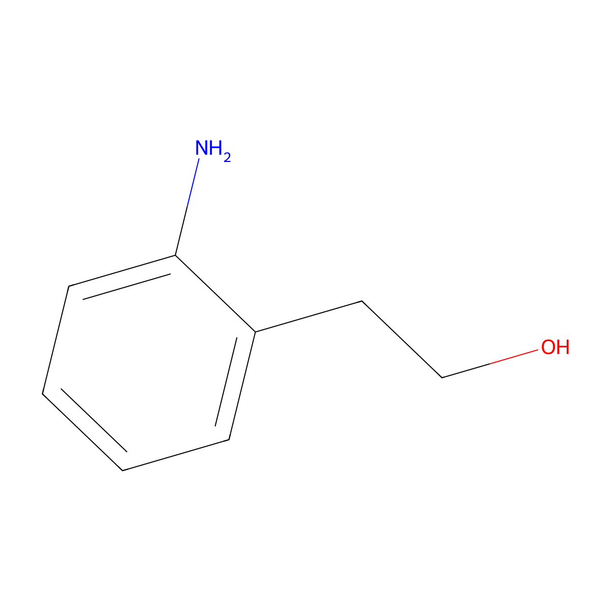 o-Aminophenethyl alcohol molecular structure, CAS 5339-85-5