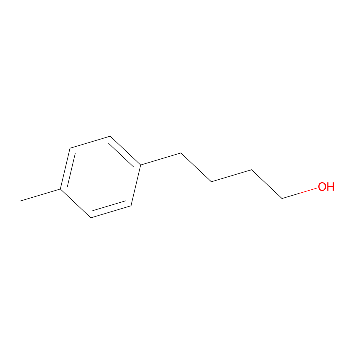 4-(4-Methylphenyl)butanol molecular structure, CAS 53392-07-7