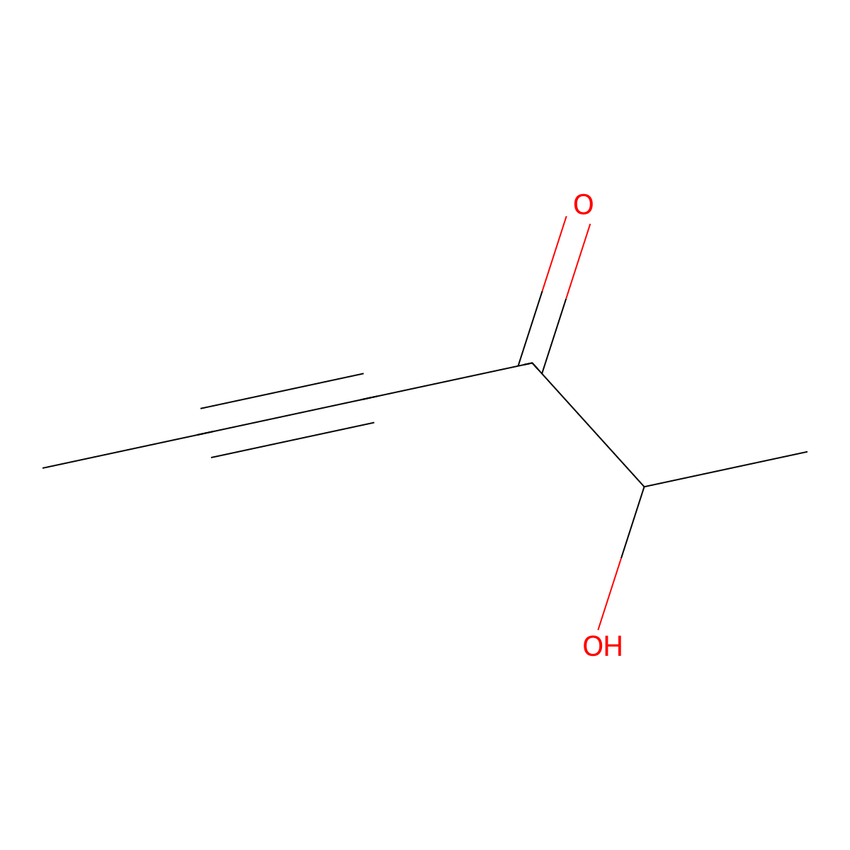 2-Hydroxyhex-4-YN-3-one molecular structure, CAS 533937-36-9