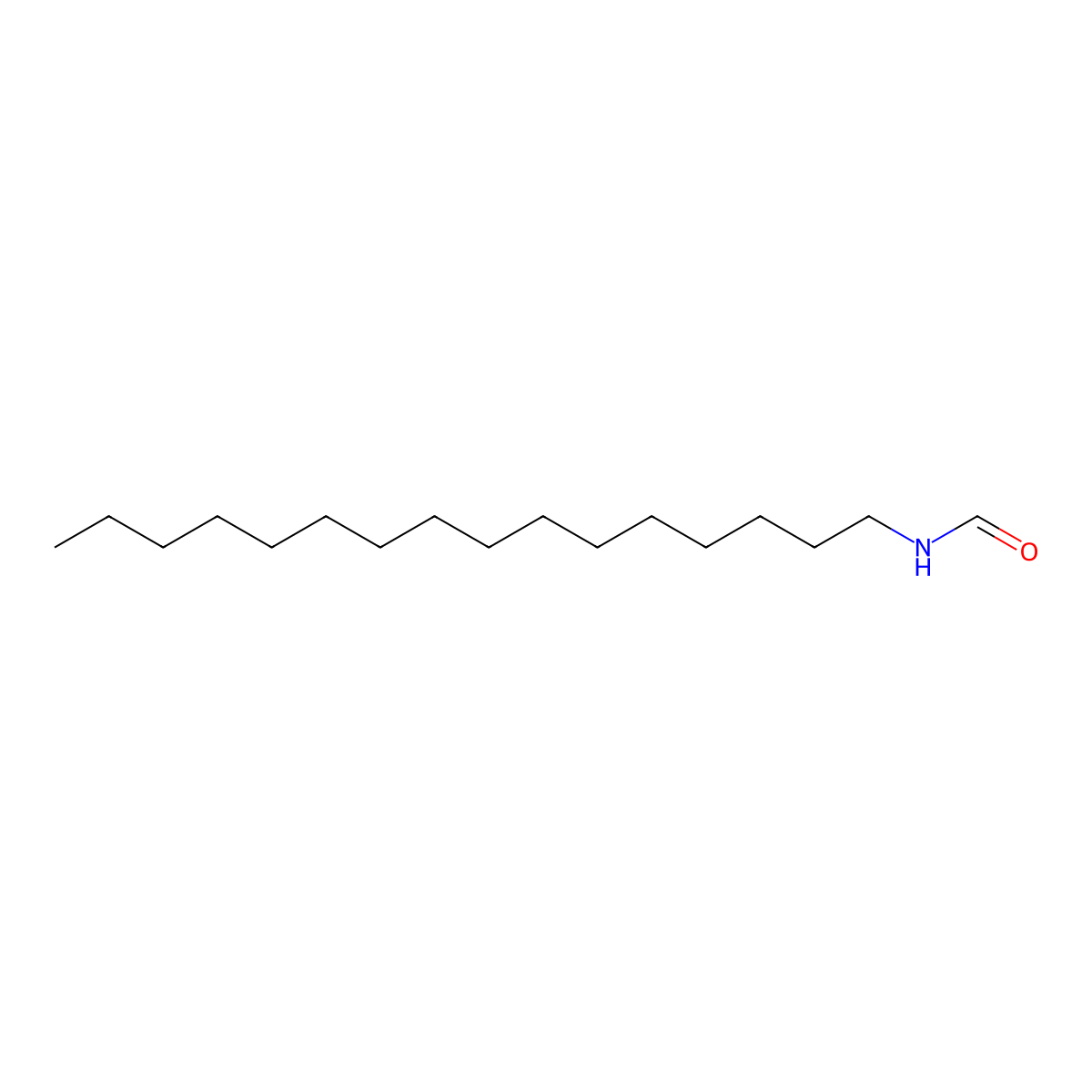 N-hexadecylformamide molecular structure, CAS 53396-33-1