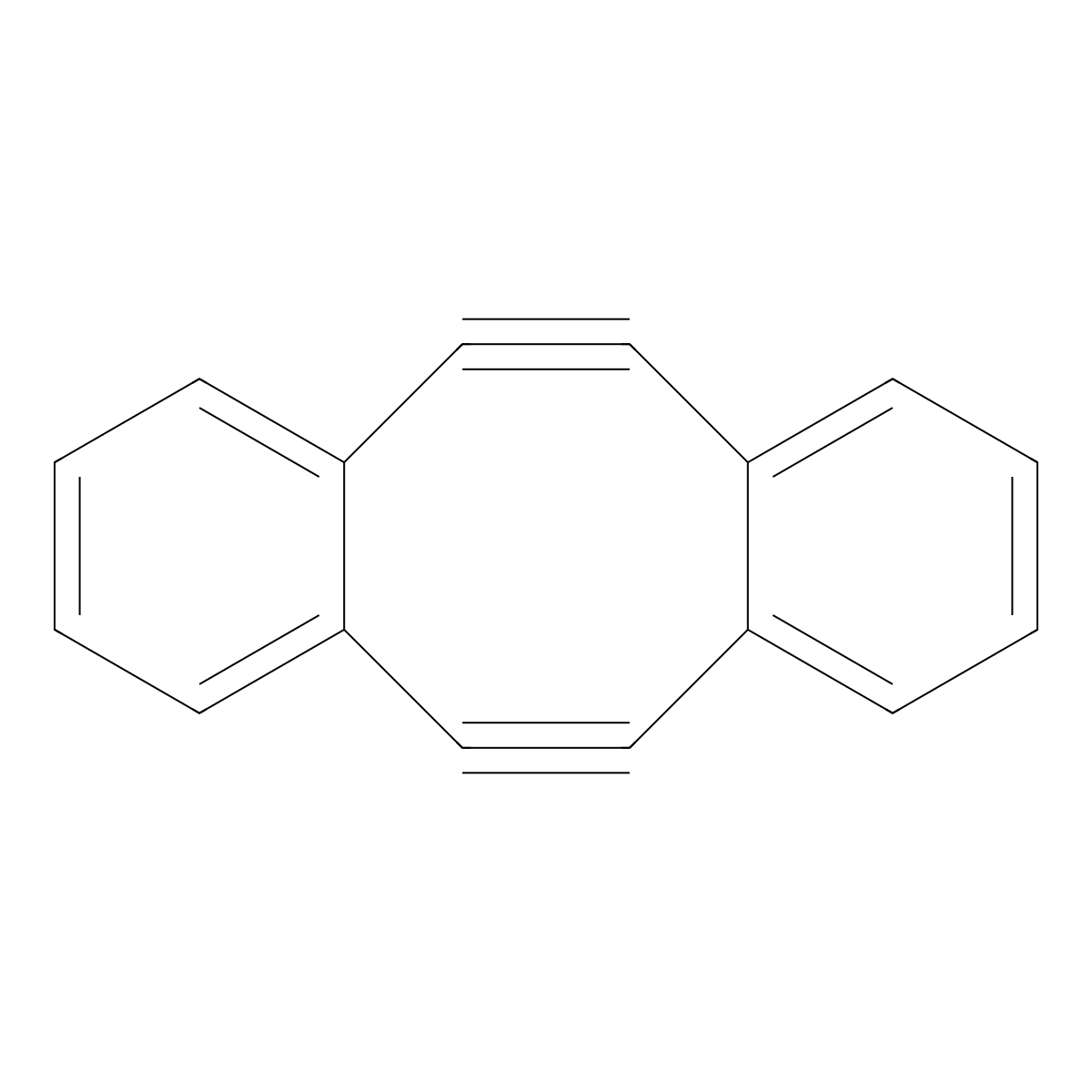 Dibenzo(a,e)cyclooctene, 5,6,11,12-tetradehydro- molecular structure, CAS 53397-65-2