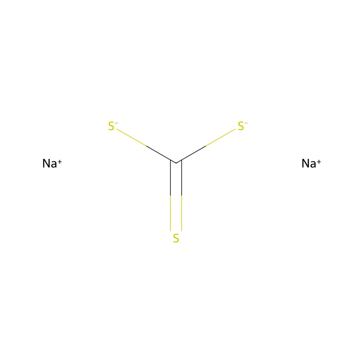 Sodium Trithiocarbonate molecular structure, CAS 534-18-9