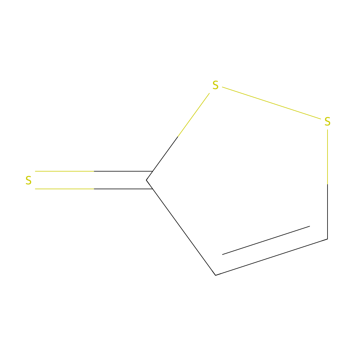 1,2-Dithiole-3-Thione molecular structure, CAS 534-25-8