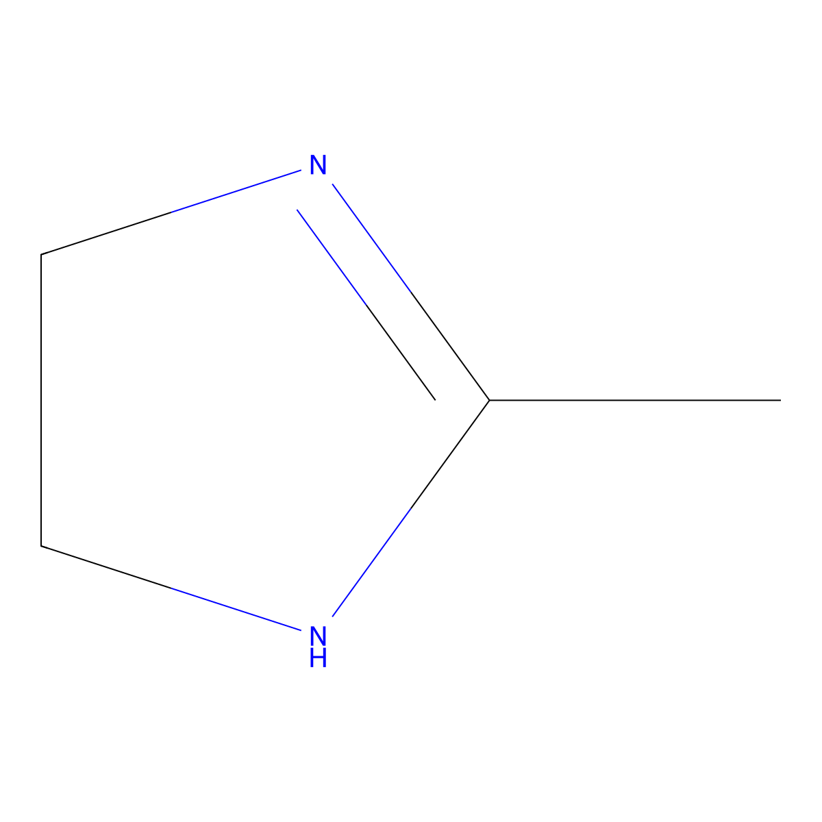 2-Methylimidazoline molecular structure, CAS 534-26-9